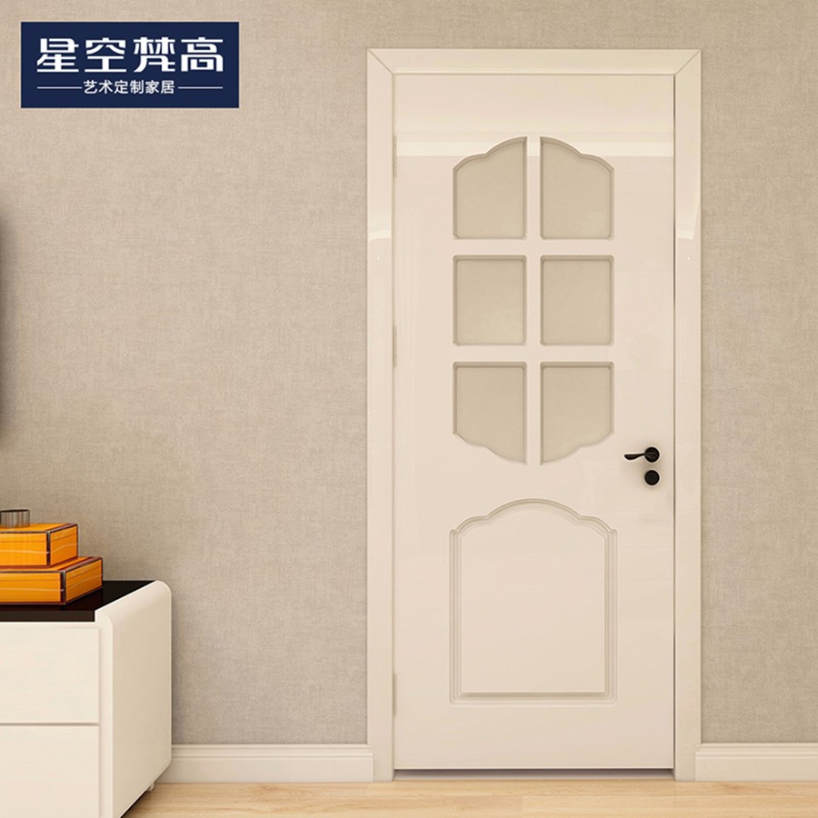 【星空梵高】復(fù)合模壓免漆簡(jiǎn)約木門(mén) 向日葵木門(mén)系列-白木時(shí)代X-2117