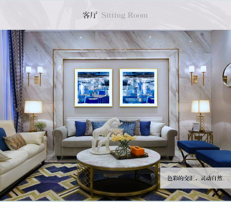 抽象晶瓷工藝畫(huà) 客廳裝飾畫(huà) 樣板房掛畫(huà) 玄關(guān)晶瓷畫(huà) 純手繪油畫(huà) 凌痕