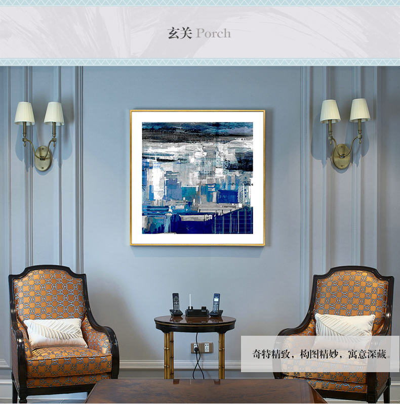 抽象晶瓷工藝畫(huà) 客廳裝飾畫(huà) 樣板房掛畫(huà) 玄關(guān)晶瓷畫(huà) 純手繪油畫(huà) 凌痕