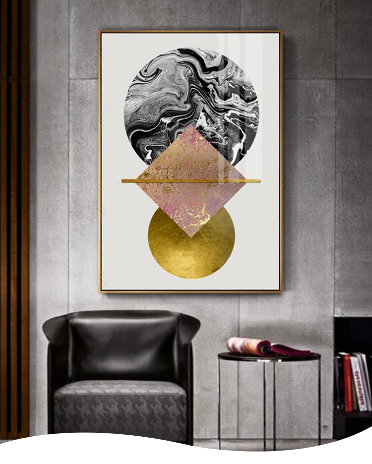 新中式裝飾 畫現(xiàn)代簡約客廳壁畫 走廊過道晶瓷畫 現(xiàn)代簡約輕奢玄關(guān)畫