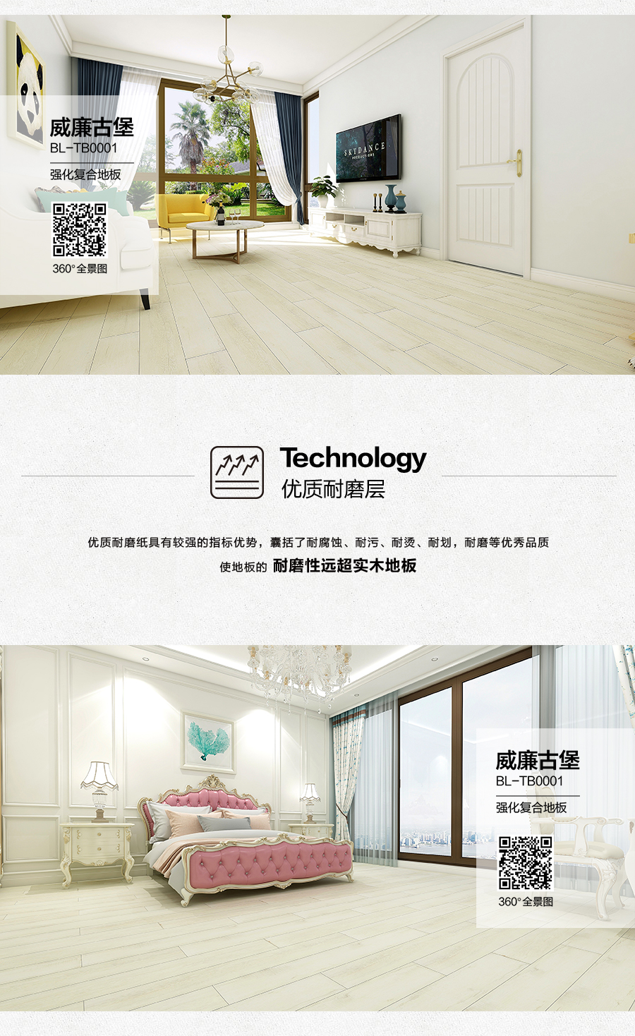 雅柏麗地板 強化復合地板 強化復合地板十大品牌 BL-TB0001威廉古堡