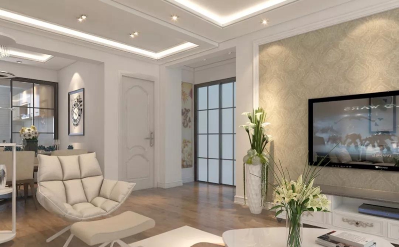 華御世家97㎡,現(xiàn)代風(fēng)格