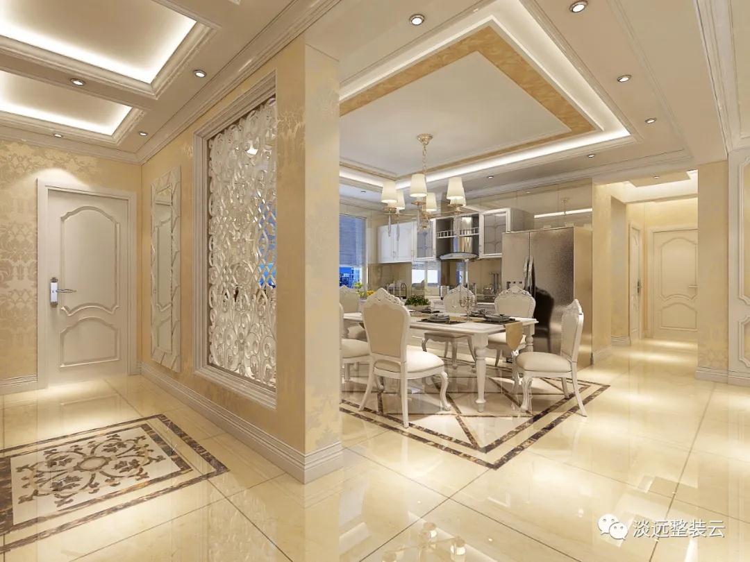 遼陽(yáng)92平米的簡(jiǎn)歐裝修風(fēng)格案例賞析